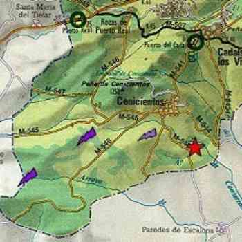 Click para ampliar. Pulsa en el nombre para ver la ficha. Piedra Escrita 01 - Ubicación